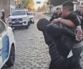 Uno de los delincuentes detenidos