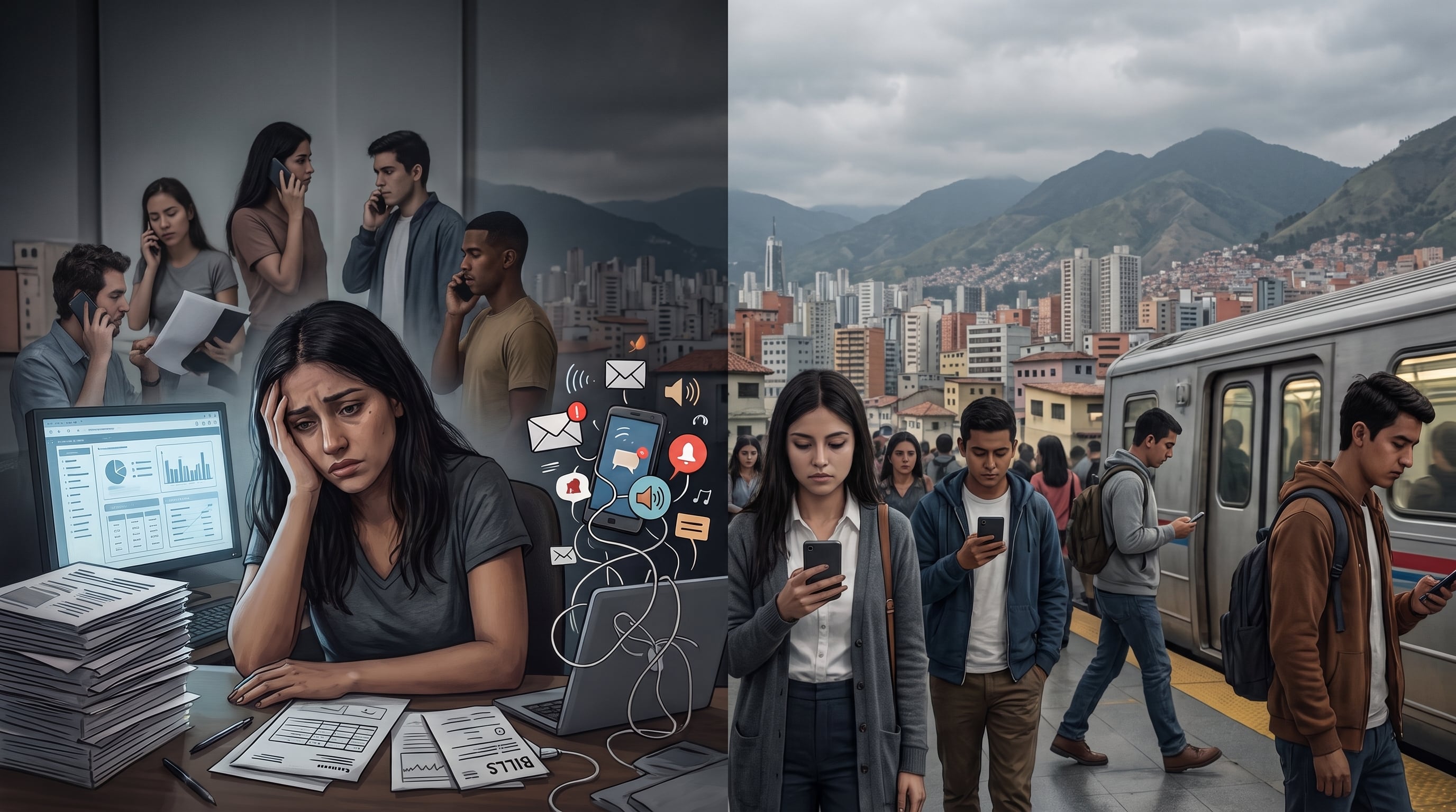 Solo el 2% de las 10.142 personas evaluadas en América Latina afirmó vivir plenamente con sentido - crédito Visuales IA