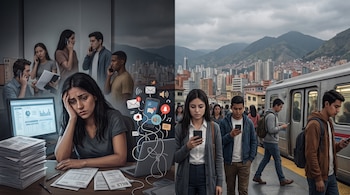 Solo el 2% de las 10.142 personas evaluadas en América Latina afirmó vivir plenamente con sentido - crédito Visuales IA