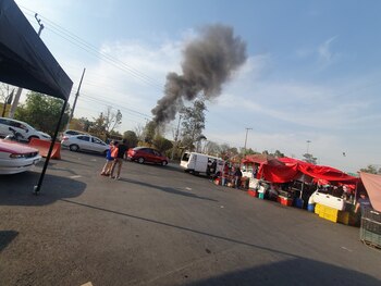 En la zona apareció una