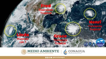 La tormenta tropical Grace tocará