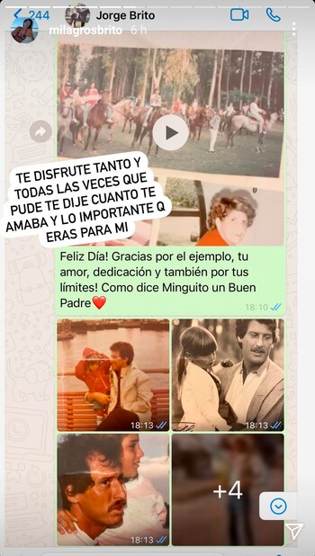 La charla con su padre