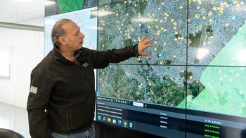 Sergio Berni, en funciones. El