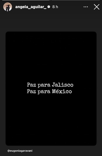 Ángela expresó su inquietud respecto