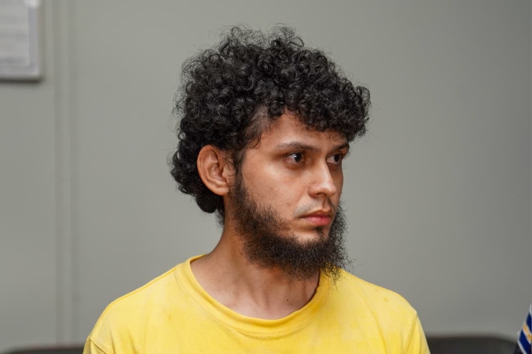 La Policía Nacional Civil trasladará a José Iván Blanco Ventura a un centro penitenciario donde comenzará a cumplir su condena (Foto cortesía FGR).