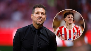 La inesperada respuesta de Simeone cuando le preguntaron por los insultos de los hinchas a Julián Álvarez en el triunfo ante Málaga