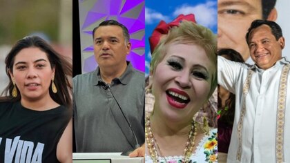 Primer debate por la gubernatura de Yucatán entre Huacho Díaz, Vida Gómez, Renán Barrera Concha y Tina Tuyub