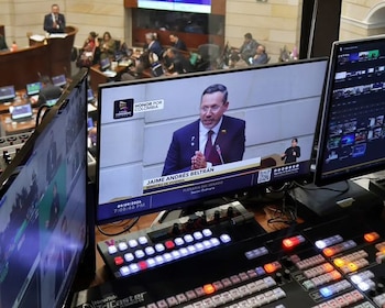 Jaime Andrés Beltrán explicó ante la plenaria del Senado los principales componentes de las iniciativas anunciadas por el Ministerio. - crédito Minvivienda