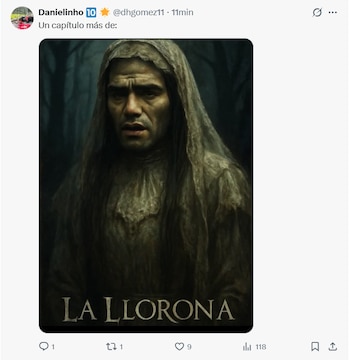 Imágenes de la 'Llorona' y GIFs de Falcao llorando refuerzan la percepción de sus reacciones exageradas ante derrotas y arbitrajes - crédito X