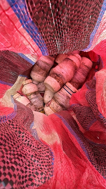 Los explosivos localizados pertenecían a la Compañía Fardey Díaz, vinculada a la estructura criminal Carlos Patiño de las disidencias de las Farc - crédito prensa EJC