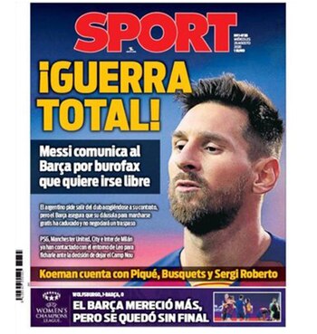 Tapas diarios del mundo MESSI SF