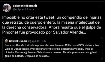 "Imposible no citar este tweet",