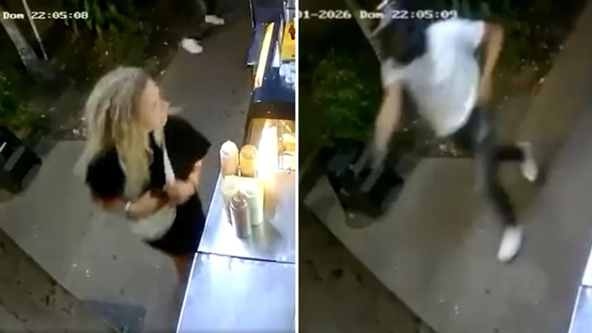 El asalto a dos turistas francesas en Medellín pone en alerta la seguridad del Parque Lleras y El Poblado - crédito Captura de video