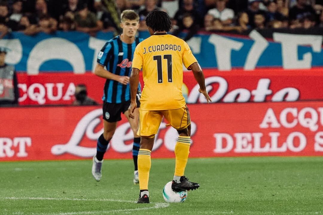 El futbolista Juan Cuadrado ha disputado 84 minutos repartidos en tres partidos con el Pisa - crédito @cuadrado/Instagram