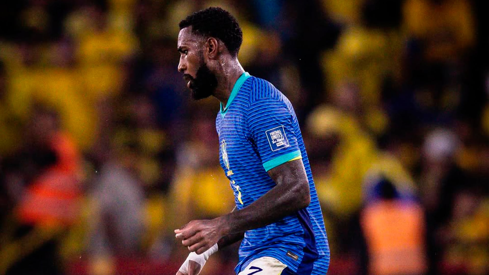 Gerson Santos da Silva, con la casaca de la Verdeamarela