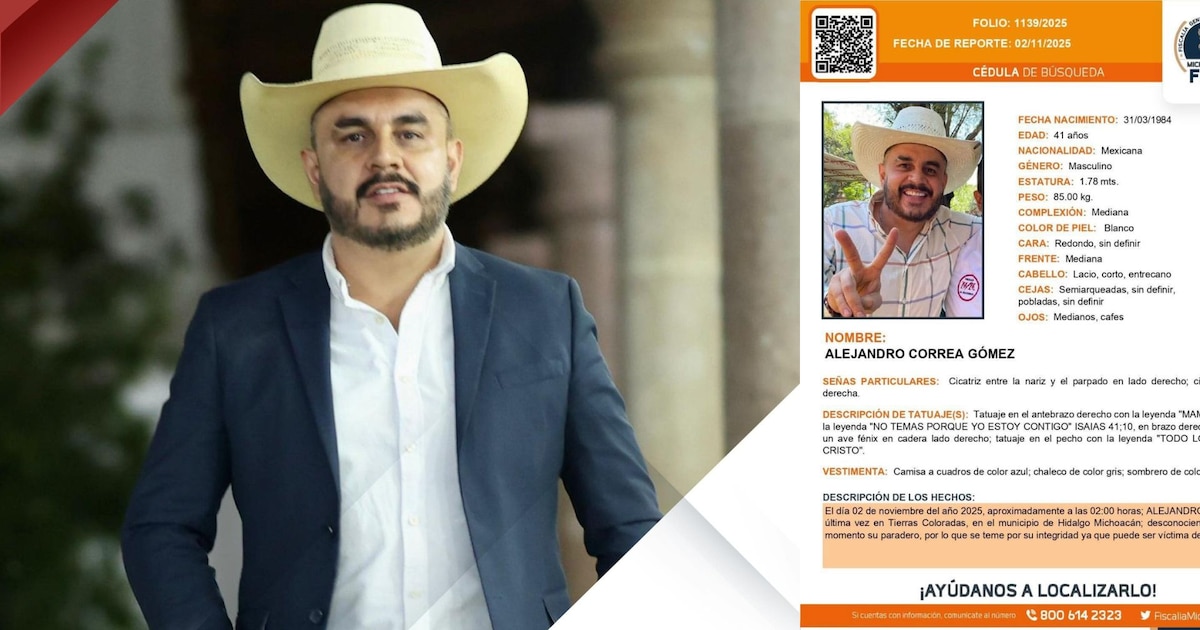 Desaparece Alejandro Correa, exalcalde de Zinapécuaro, Michoacán: Esto es lo que se sabe del caso
