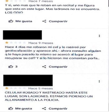 robo celulares shows caba estas