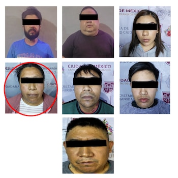 Juana "N" es la mujer que se encuentra señalada con un círculo rojo. Crédito: SSC