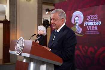 Mexico's President Andres Manuel Lopez