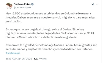 El presidente Petro hizo un