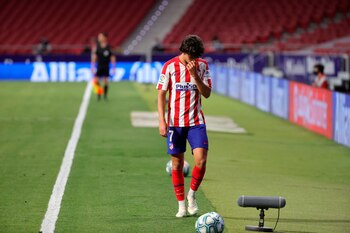El centrocampista portugués del Atlético