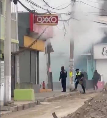 En pocos minutos se reportaron