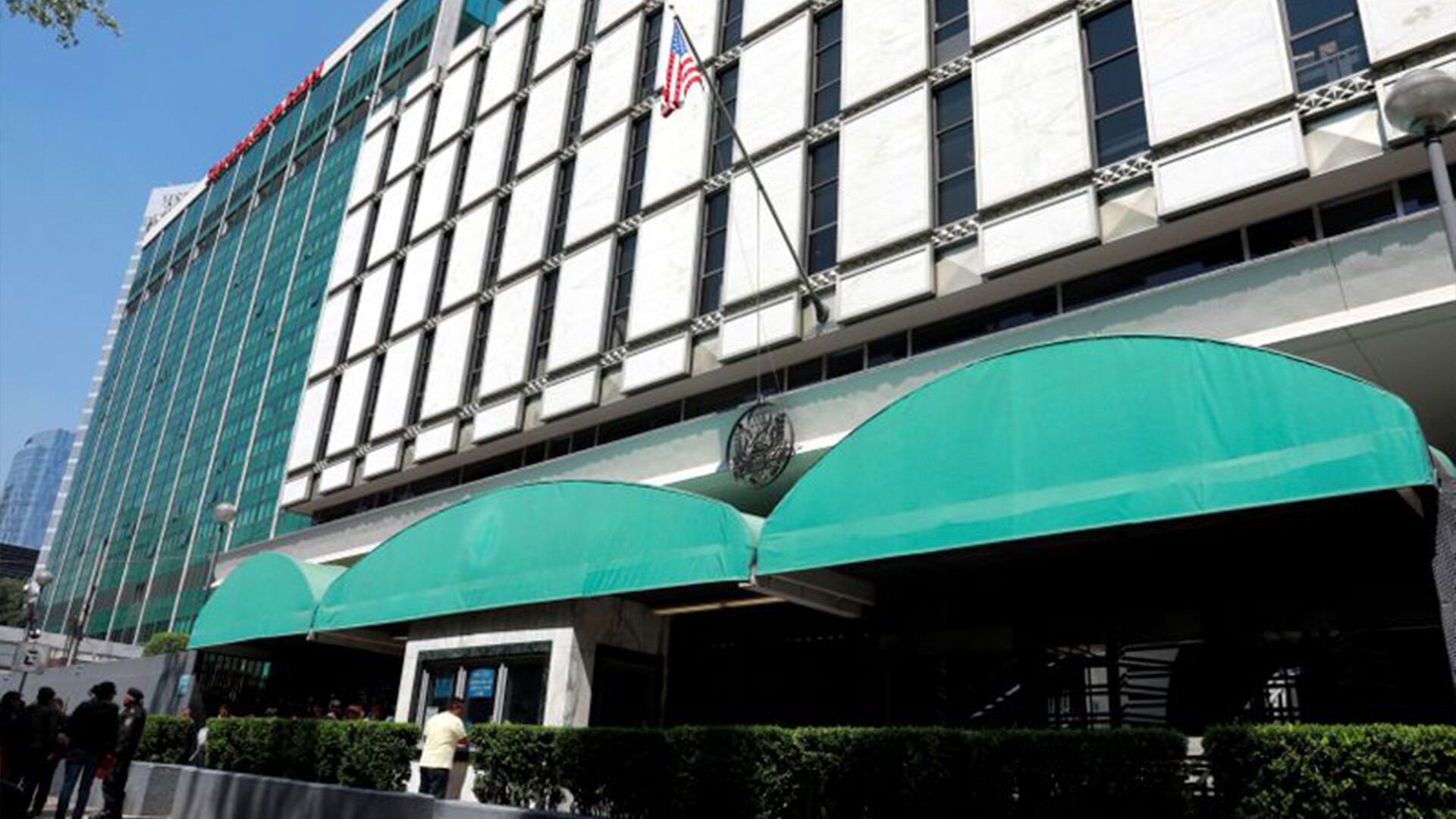 La Embajada de Estados Unidos en México traslada sus servicios consulares a una nueva sede en la colonia Irrigación, Ciudad de México. Crédito: REUTERS / Henry Romero