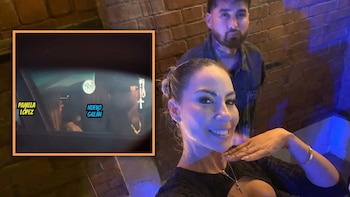 Pamela López aparece molesta con Franco Portales, su saliente: “Como que le reclama algo”