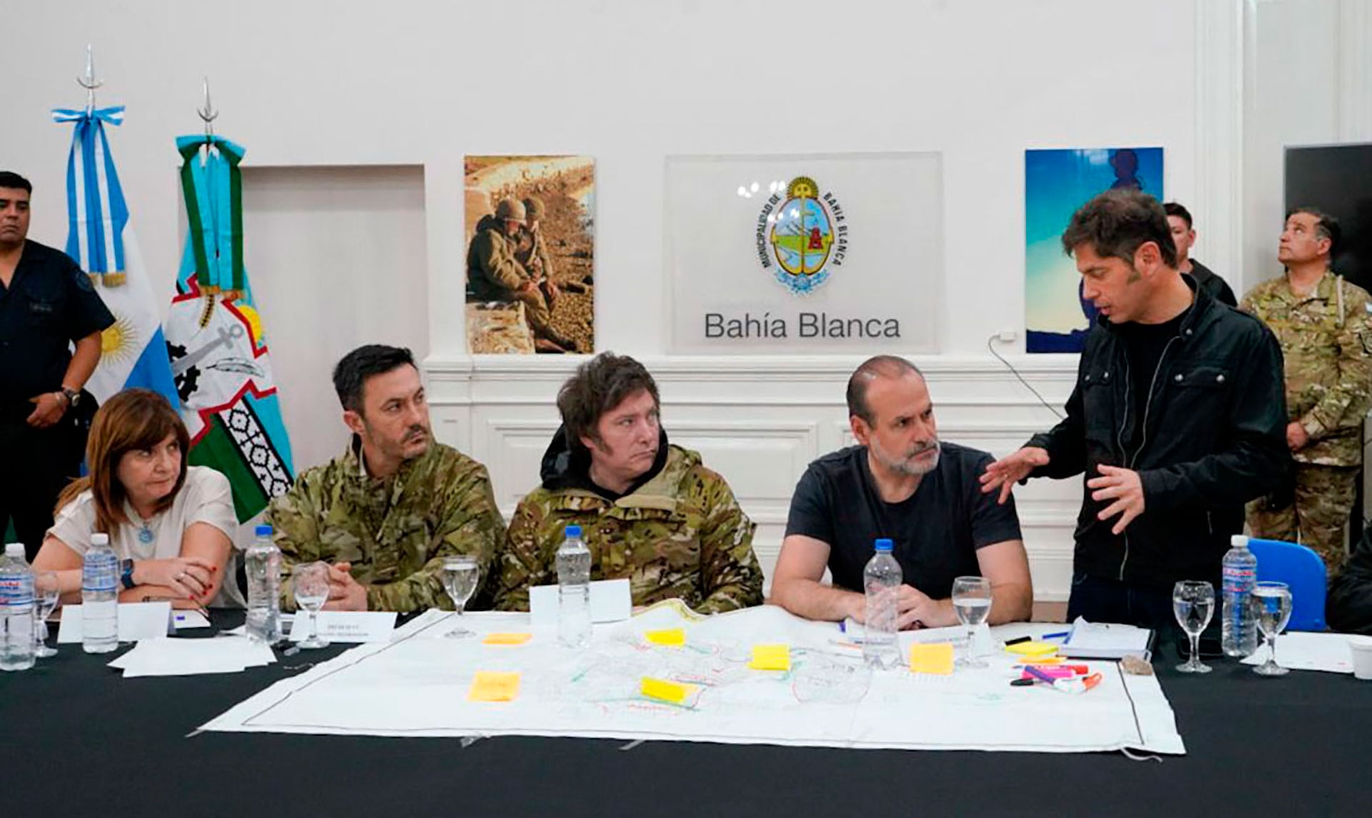 La crisis por la inundación en Bahía Blanca fue la última foto entre Milei y Kicillof