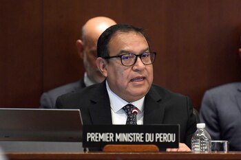 El primer ministro Alberto Otárola