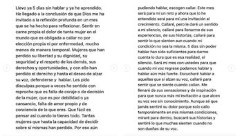 El mensaje de Fanny Lu