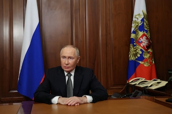 El presidente ruso, Vladímir Putin (Sputnik/Vyacheslav Prokofyev/Pool via REUTERS)