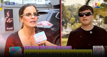 Alejandra Baigorria responde por chats de su hermano Derek expuestos por Pamela López. Captura: Amor y Fuego.
