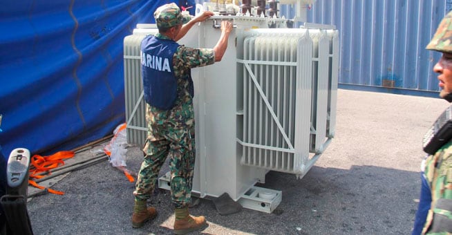 El día que secuestraron la cocaína líquida en el puerto (Secretaría de Marina de México)