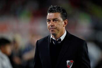 El entrenador argentino dirigió varios colombianos en River Plate, entre ellos Teófilo Gutiérrez - crédito Agustín Marcarian / Reuters
