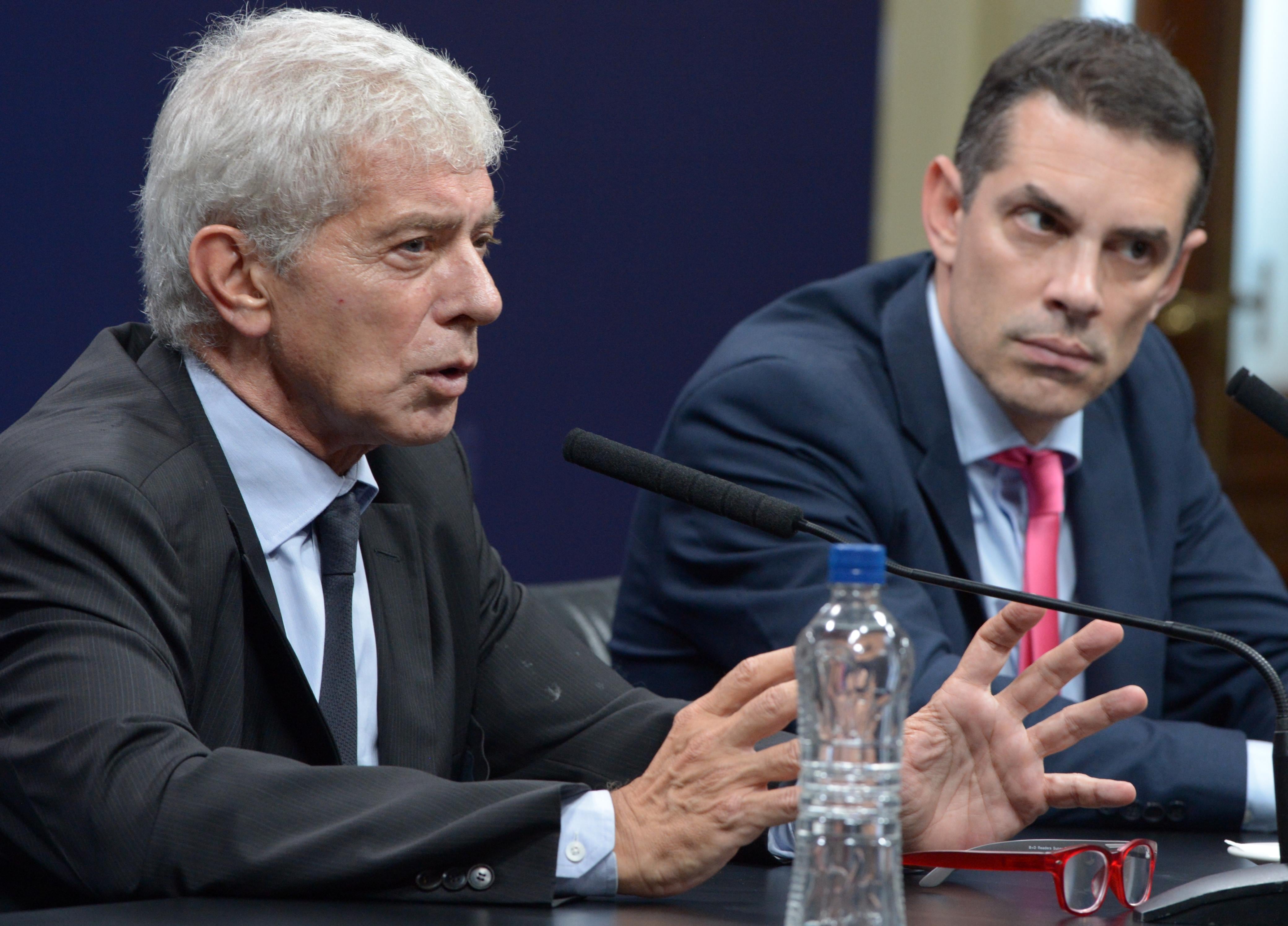 Mariano Cúneo Libarona y Sebastián Amerio