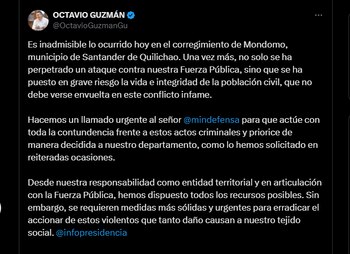 Octavio Guzmán rechazó los ataques