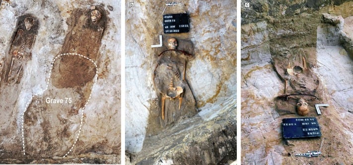 Una tumba hallada en Polonia reabrió el interés por un entierro del siglo XVII en Pień asociado a rituales para impedir el regreso de los muertos. (sciencedirect.com)