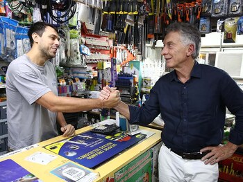 Mauricio Macri salió a hacer