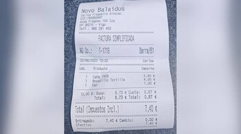 Tique del bar de Vigo