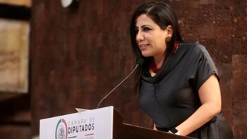 La diputada Lorena Piñón Rivera