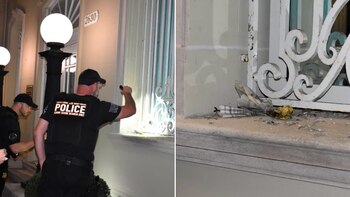 La Policía norteamericana registra la