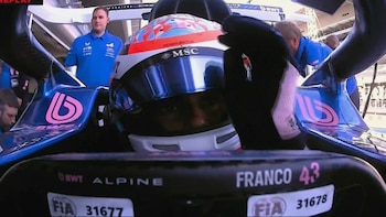 La furia de Franco Colapinto en la radio del equipo tras el mal nivel en la clasificación de la F1: “¿Qué carajo fue eso?”