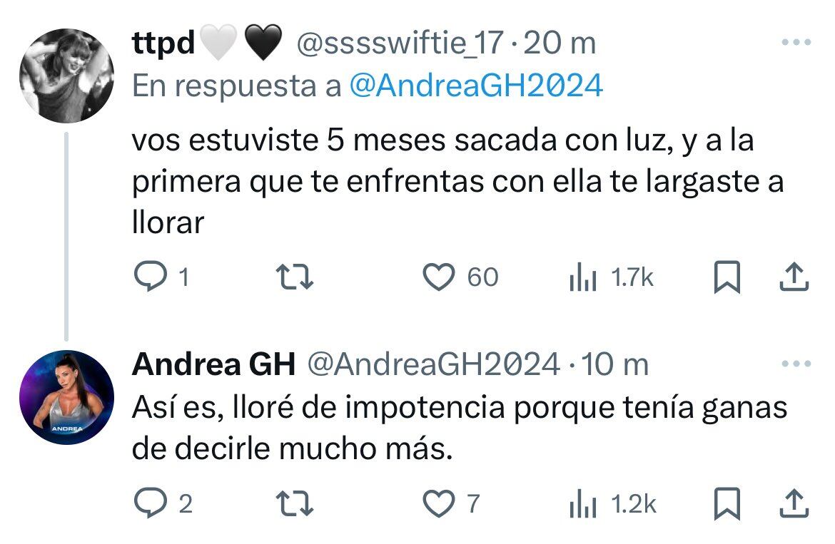 Las redes sociales se inundaron con el hashtag #GranHermano, donde miles de usuarios exigieron la expulsión definitiva de Andrea Lázaro de Telefe por sus comentarios