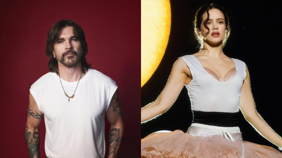 Juanes relató en una columna para la revista Billboard lo que sintió la primera que vio a Rosalía en vivo - crédito Juanes/Universal Group y @rosalia.vt/Instagram