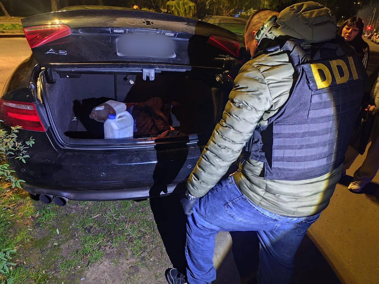 Personal de la DDI de Lomas de Zamora incautó el Audi utilizado en los secuestros