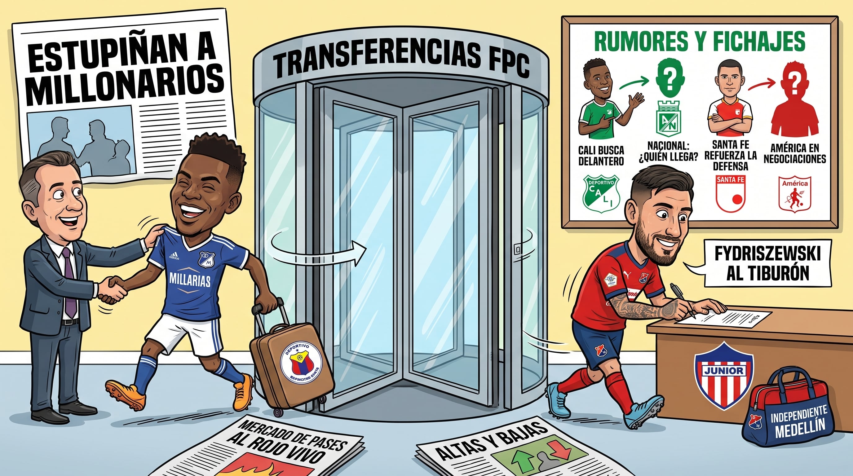 EN VIVO – Mercado de Fichajes del fútbol colombiano: altas, bajas y rumores de hoy, 12 de julio, en la Liga BetPlay EN VIVO – Mercado de Fichajes del fútbol colombiano: altas, bajas y rumores de hoy, 12 de julio, en la Liga BetPlay