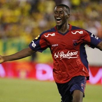 Jackson Martínez vistió la camiseta del Independiente Medellín (DIM) como profesional entre los años 2004 y 2009 - crédito Colprensa