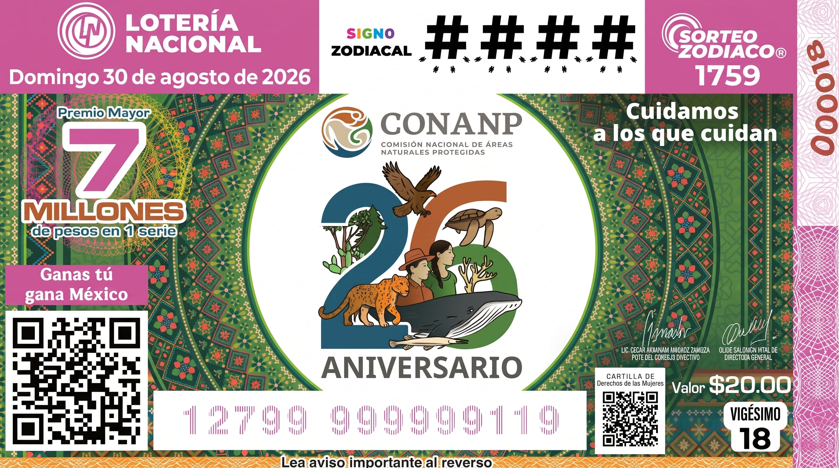 Lotería Nacional.