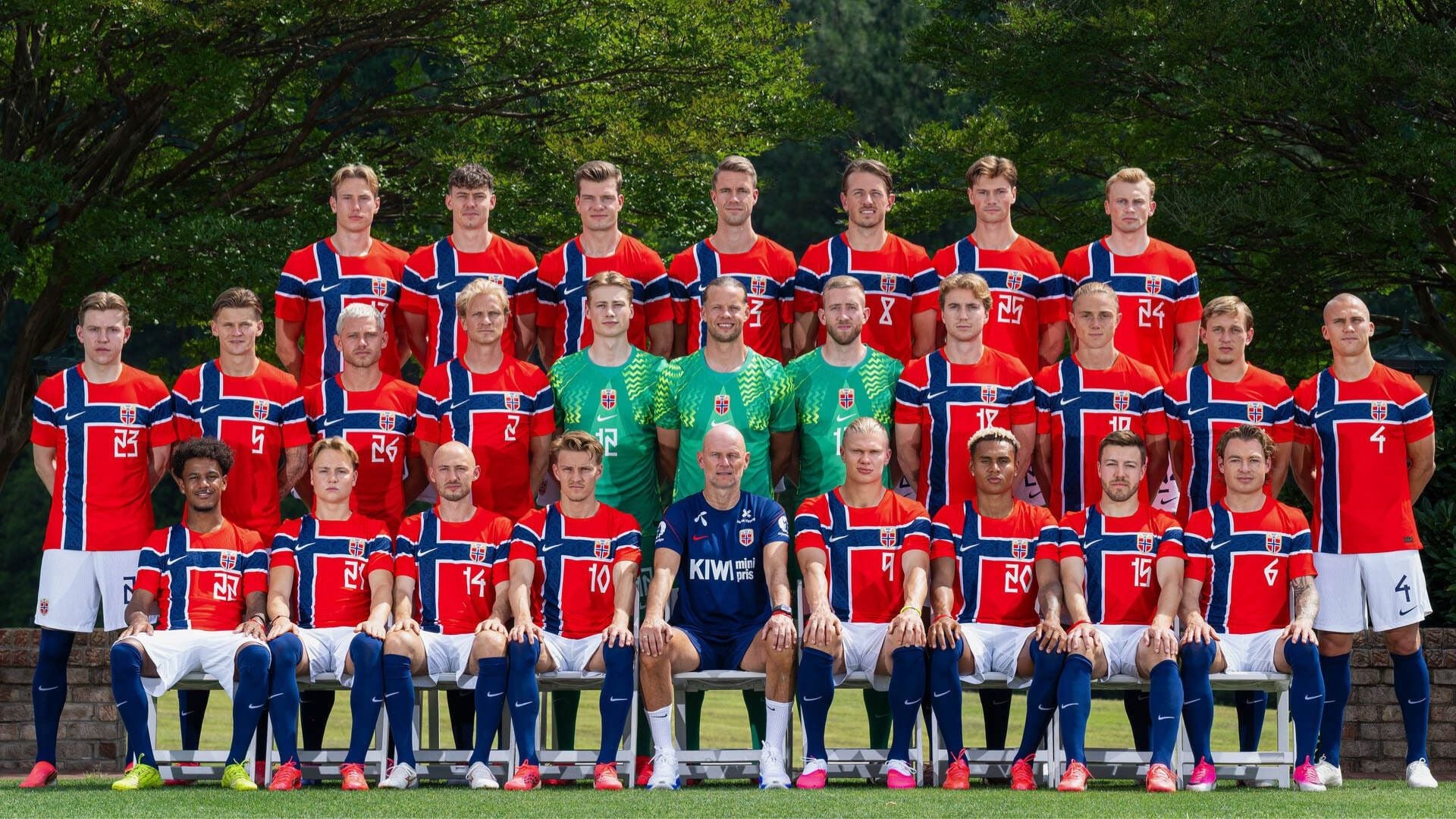 La plantilla que representará a Noruega en el Mundial 2026. (Página Web de la selección de Noruega)